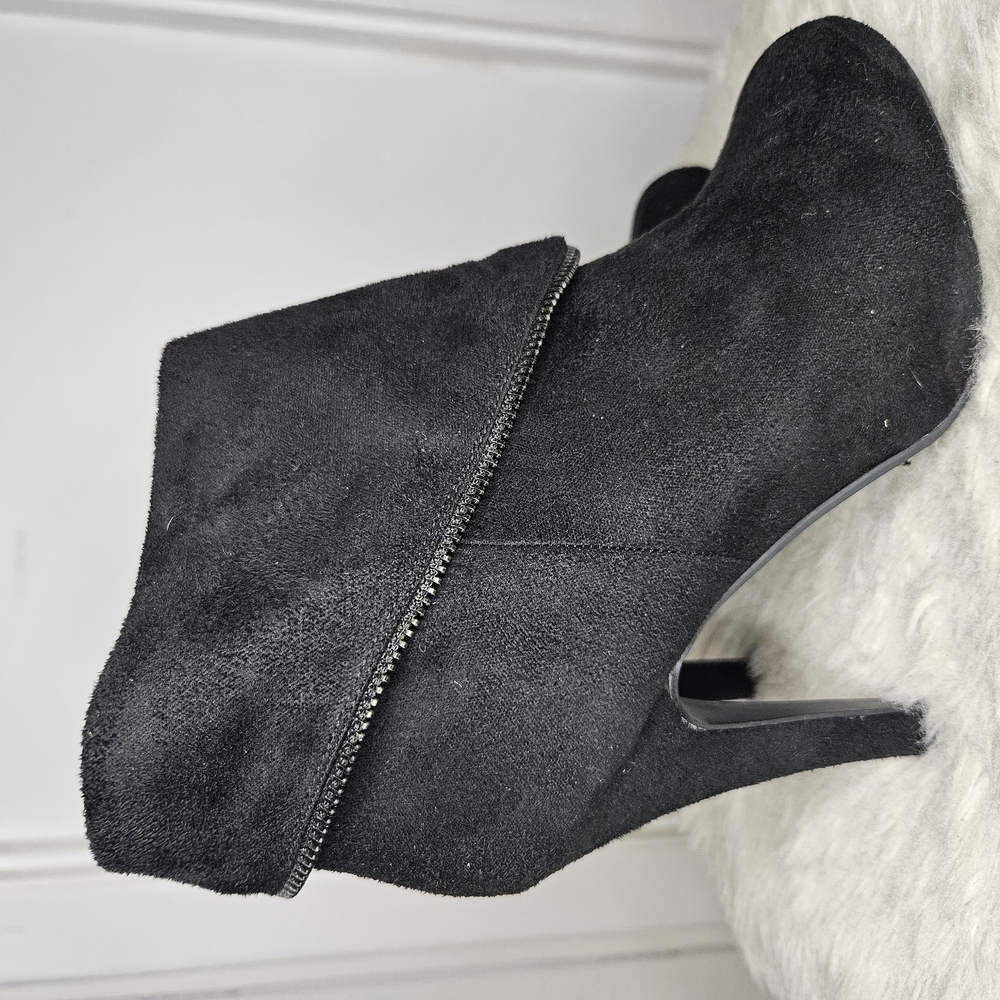 Black Suede Ankle Boots
